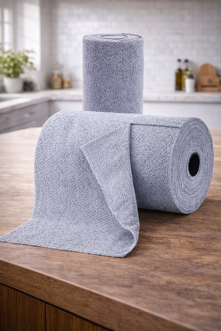 Reusable Kitchen Cleaning Cloth Roll