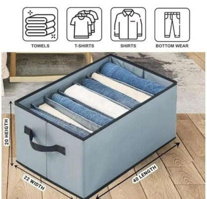 Foldable Stackable Storage Box Clothe Organizer (Pack of 3)