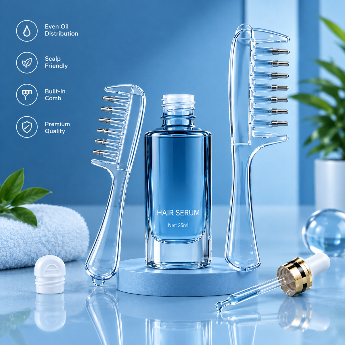 Scalp Care Oil Comb
