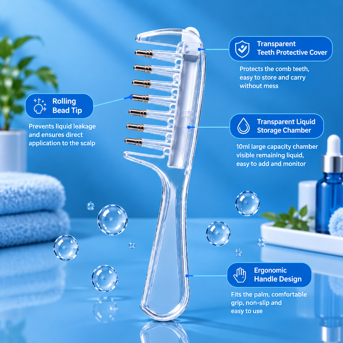 Scalp Care Oil Comb