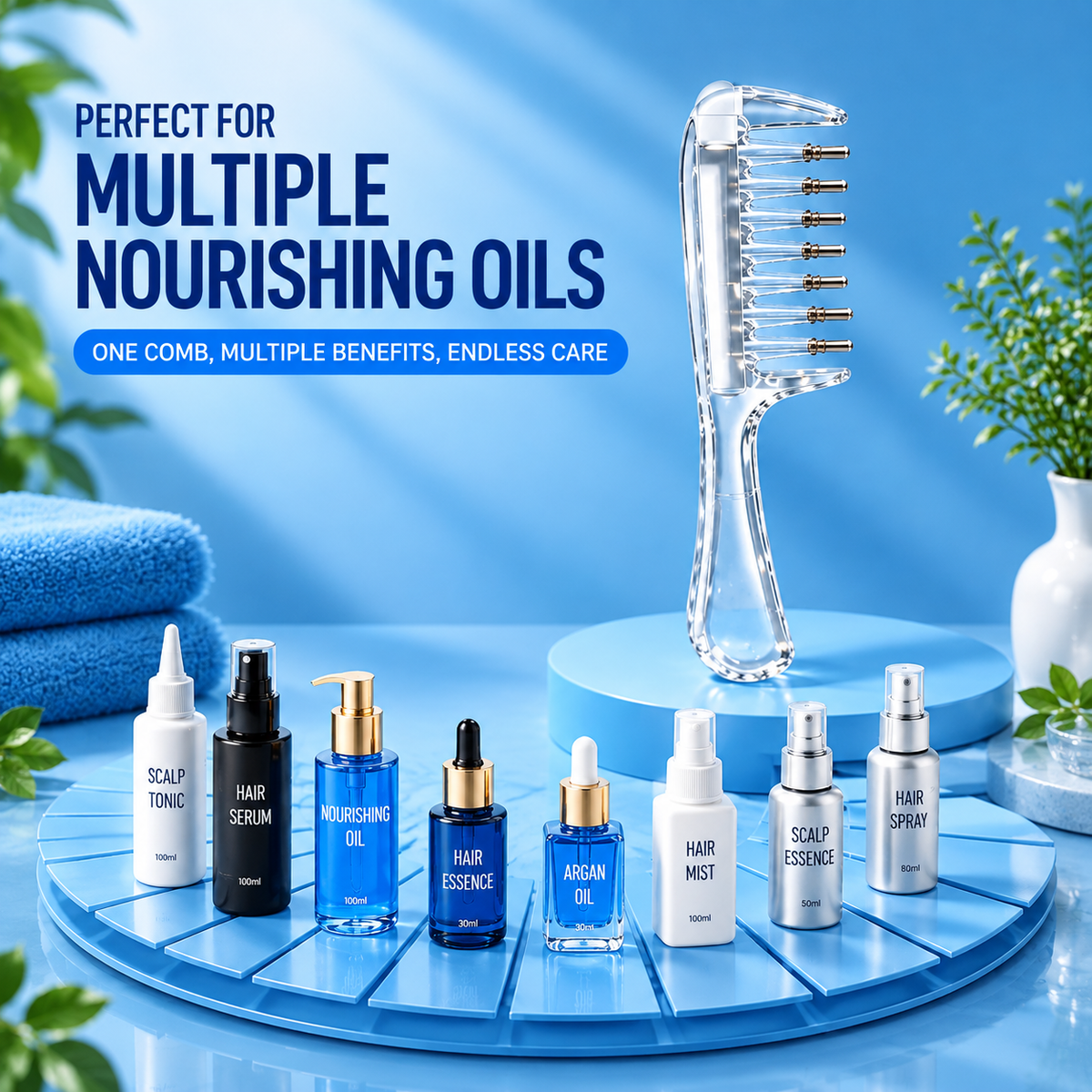 Scalp Care Oil Comb
